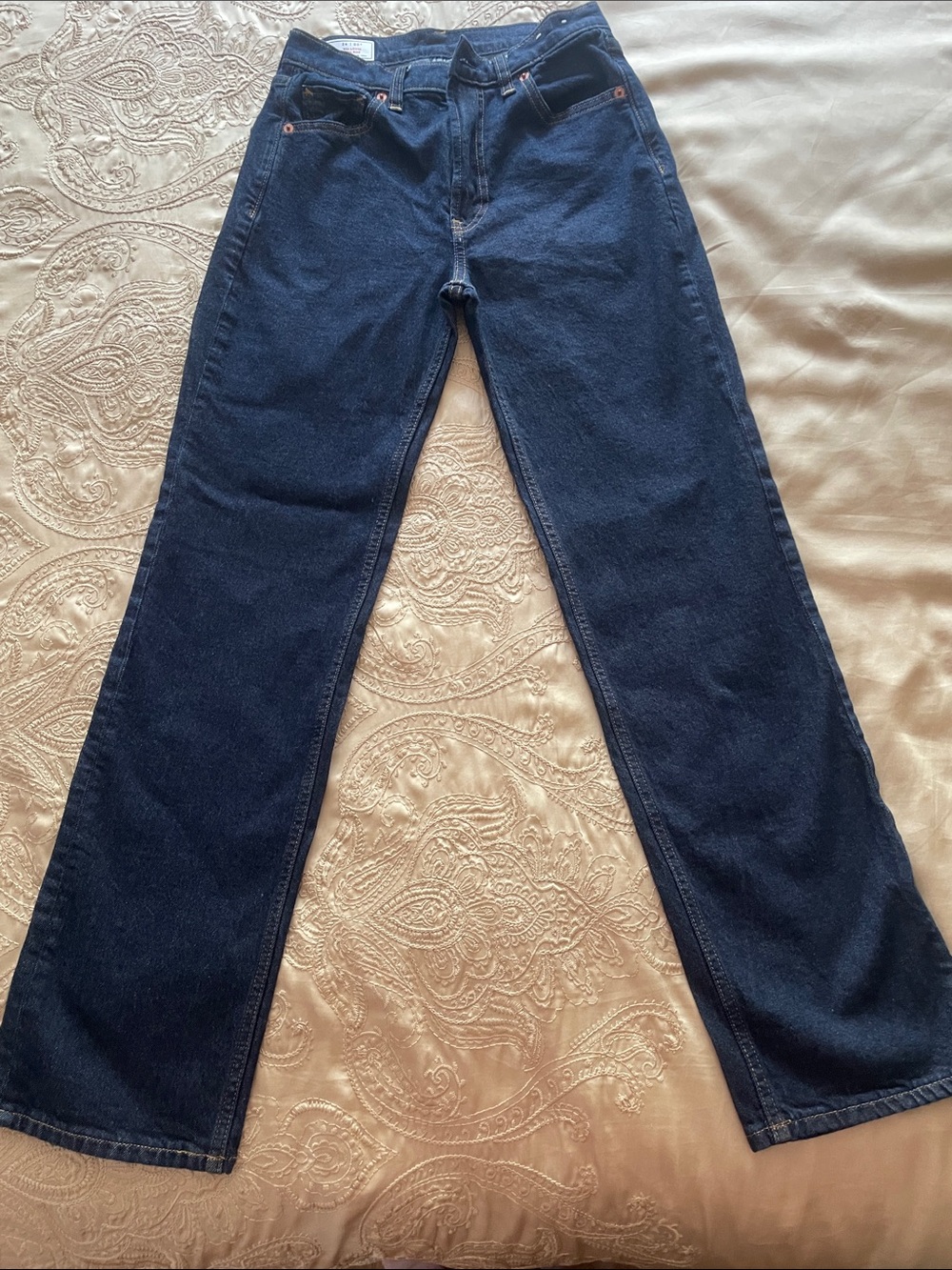 GAP Dark Blue High-Rise Loose Jeans